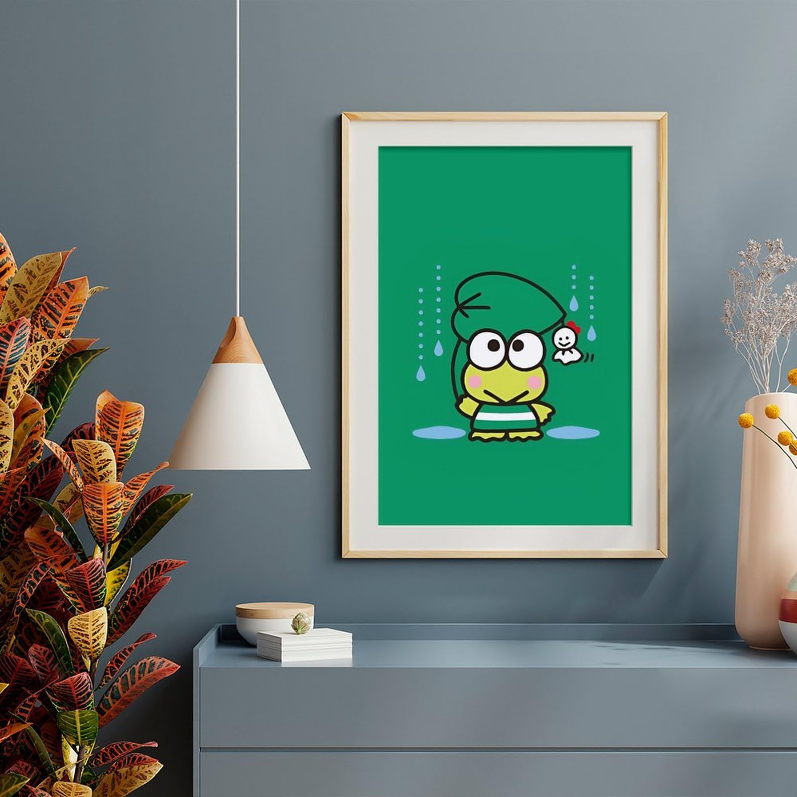 Amazon.co.jp: けろけろけろっぴ ポスター 絵画 インテリア 壁紙用